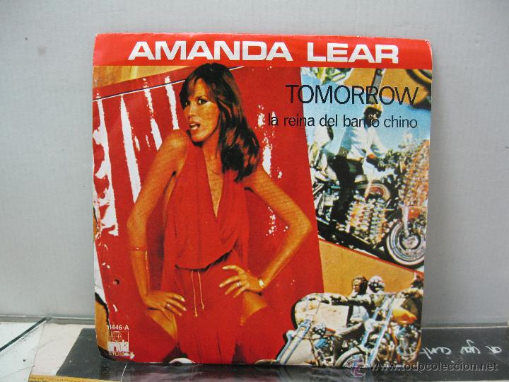 Discos de vinilo: AMANDA LEAR - TOMORROW / LA REINA DEL BARRIO CHINO - SPAIN - ARIOLA 1978 - Foto 1