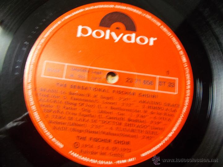 Discos de vinilo: THE SENSATIONAL FISCHER CHOIR. - Foto 2