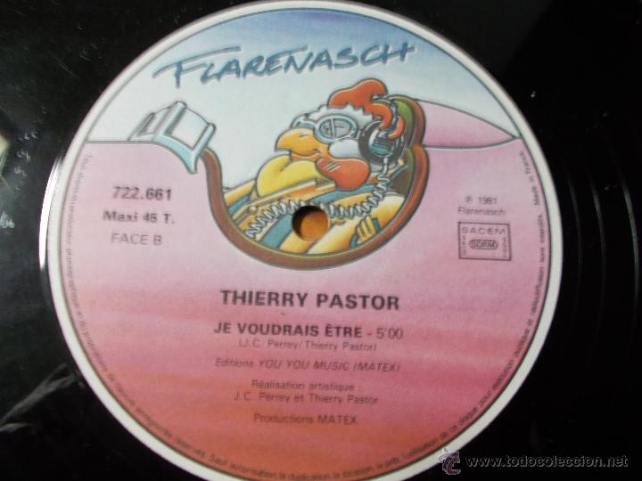 Discos de vinilo: THIERRY PASTOR. JE VOUDRAIS ETRE - Foto 2