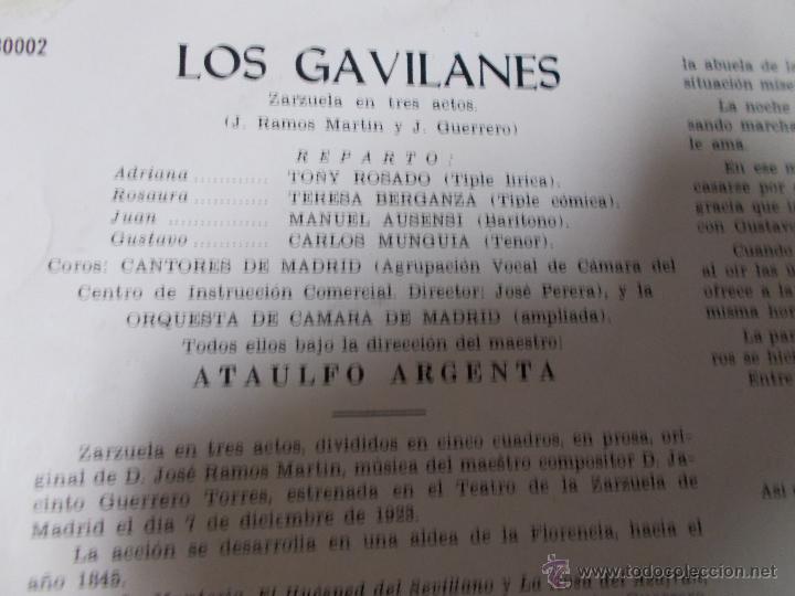 Discos de vinilo: LOS GAVILANES. - Foto 3