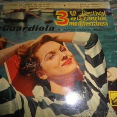 Discos de vinilo: JOSE GUARDIOLA - DANS LE CREUX DE TA MAIN EP - ORIGINAL ESPAÑOL - LA VOZ DE SU AMO 1961 VINILO AZUL