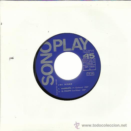 Disques de vinyle: LOS BIBOS EP SONOPLAY 1967 madrile&ntilde;a/ el pompo/ los domingos/ rosa maria CUMBIAS