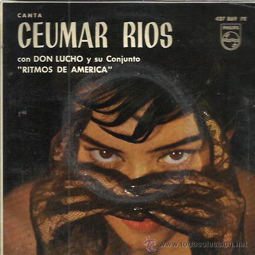 Disques de vinyle: CEUMAR RIOS EP PHILIPS 1963 la casita peque&ntilde;ita/ favela/ un poquito de tu amor +4 RITMOS DE AMERICA