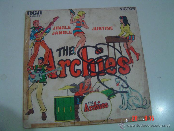 Discos de vinilo: THE ARCHIES.- JINGLE JANGLE- SINGLE- RCA 1969 - Foto 1