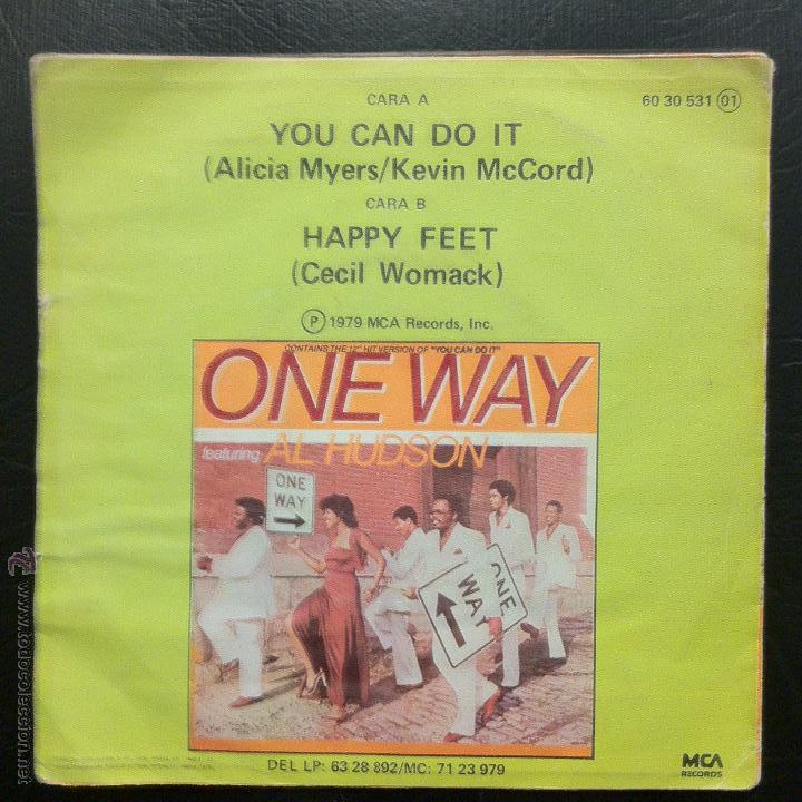 Discos de vinilo: SINGLE ONE WAY - YOU CAN DO IT - MCA RECORDS 1979. - Foto 2