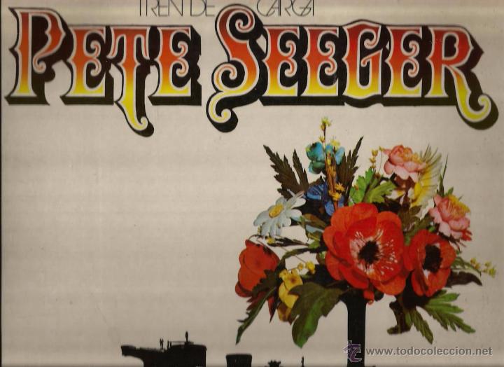 Discos de vinilo: LP PETE SEEGER : TREN DE CARGA - Foto 1