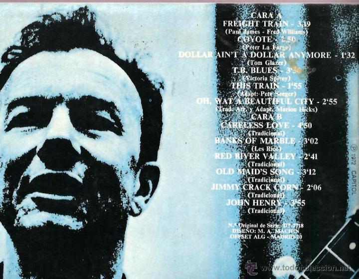 Discos de vinilo: LP PETE SEEGER : TREN DE CARGA - Foto 2