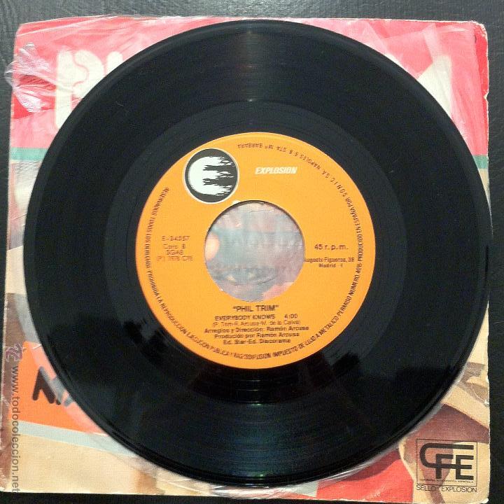 Discos de vinilo: SINGLE PHIL TRIM - MAMMY BLUE - EXPLOSION 1978. - Foto 5