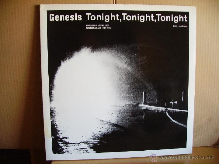 Discos de vinilo: GENESIS ---- TONIGHT,TONIGHT,TONIGHT - MAXI - Foto 1