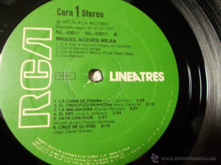 Discos de vinilo: MIGUEL ACEVES MEJIAS - Foto 2