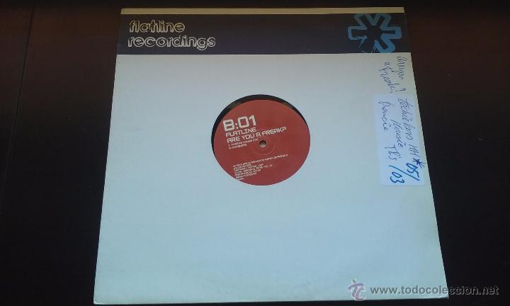 Discos de vinilo: FLATLINE - ARE YOU A FREAK? - 2003 - Foto 1