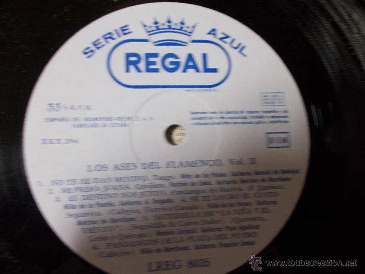 Discos de vinilo: LOS ASES DEL FLAMENCO VOL.  2 - Foto 3