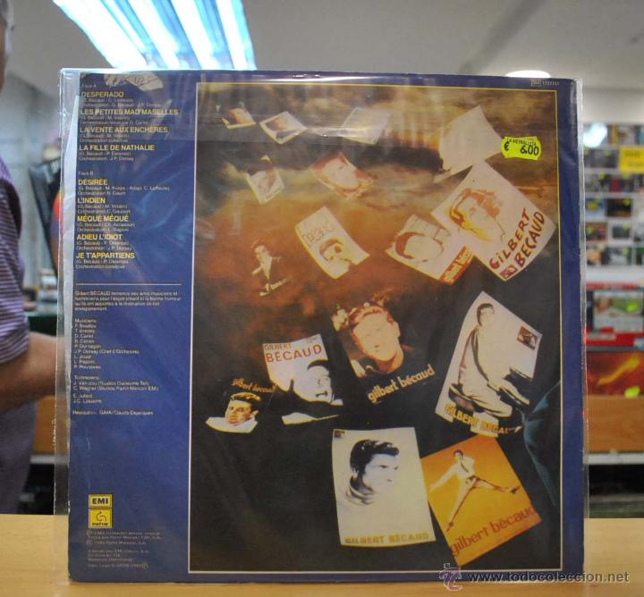 Discos de vinilo: GILBERT BECAUD - DESPERADO OLYMPIA 83 - LP - Foto 2