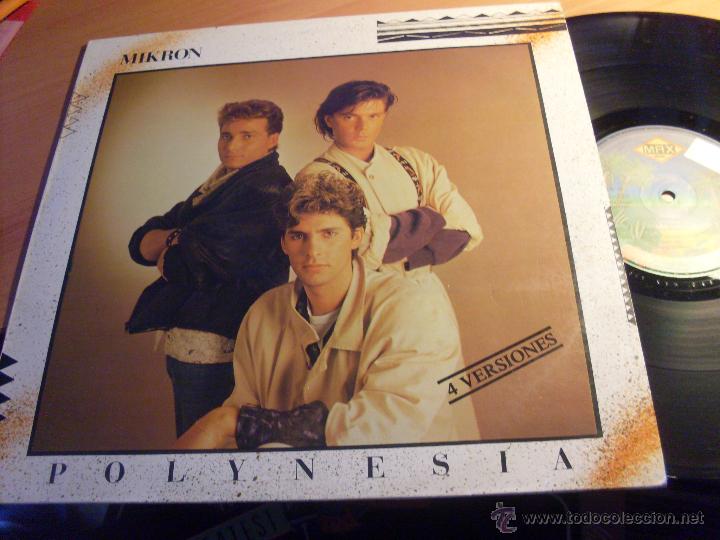 Discos de vinilo: MIKRON (POLYNESIA ) MAXI SINGLE ESPA&Ntilde;A 1985 (B-42) - Foto 1