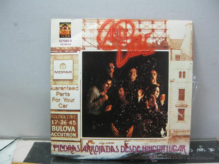 Disques de vinyle: CADO BELLE - PIEDRAS ARROJADAS DESDE NINGUN LUGAR + 1 - SPAIN - ANCHOR 1976