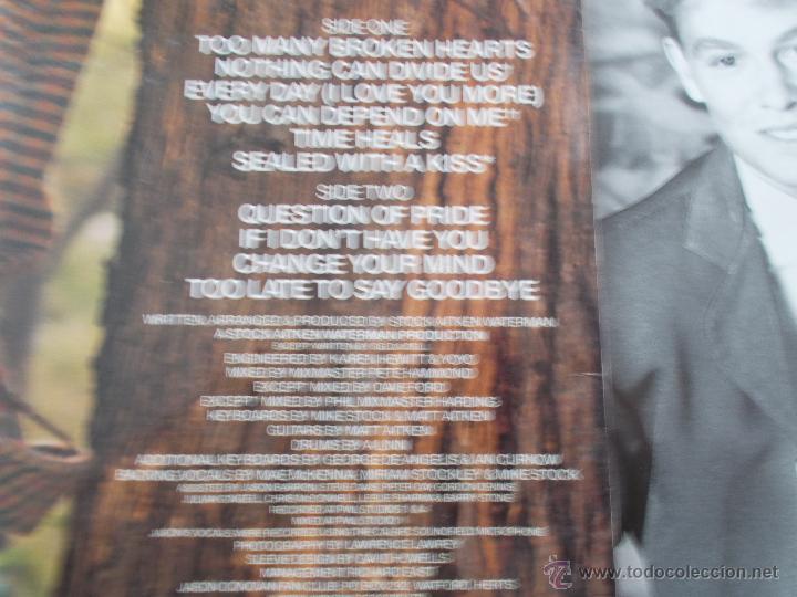 Discos de vinilo: JASON DONOVAN. TEN GOOD REASONS - Foto 3