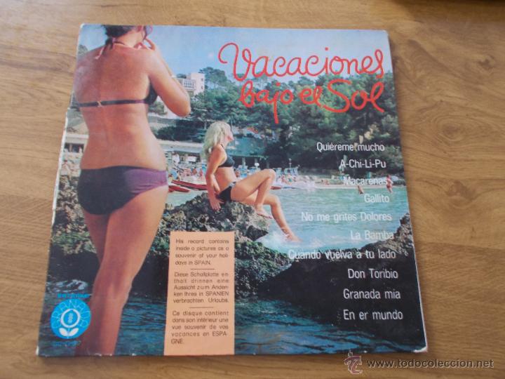 Discos de vinilo: Vacaciones BAJO  El sol. - Foto 1