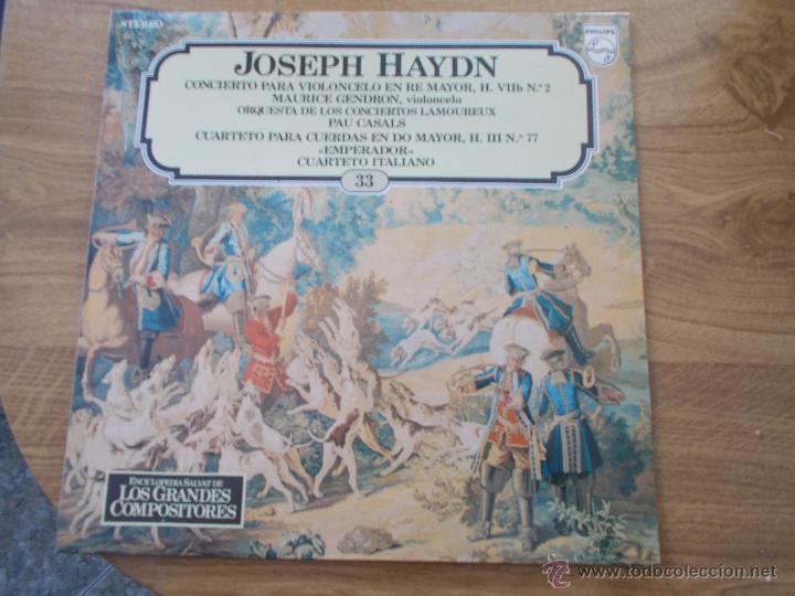 Discos de vinilo: JOSEPH HAYDN.  LOS GRANDES COMPOSITORES N&ordm; 33 - Foto 1