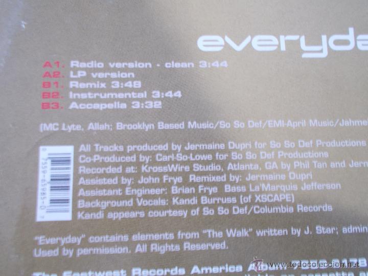 Discos de vinilo: M.C. LYTE. EVERYDAY.  EDICION ALEMANA - Foto 3