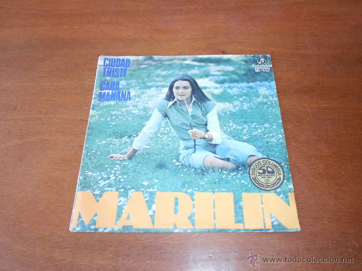 Discos de vinilo: SINGLE VINILO 1977: MARILIN - CIUDAD TRISTE. CADA MA&Ntilde;ANA
