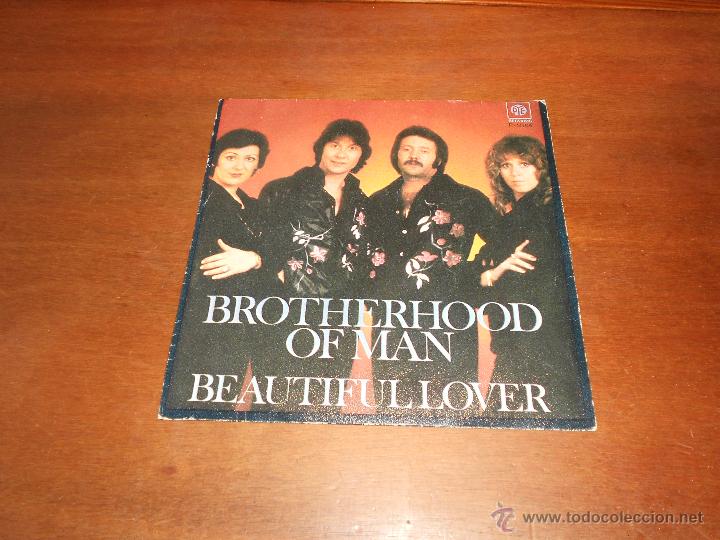 Discos de vinilo: SINGLE VINILO: BROTHERHOOD OF MAN. BEAUTIFUL LOVER & MUCH BETTER THAN YOU