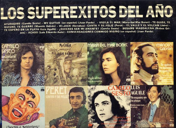 Discos de vinilo: LOS SUPEREXITOS DEL A&Ntilde;O.- - Foto 1