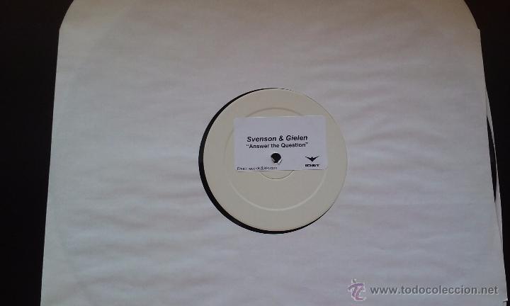 Discos de vinilo: SVENSON & GIELEN - ANSWER THE QUESTION - 2002 - Foto 1