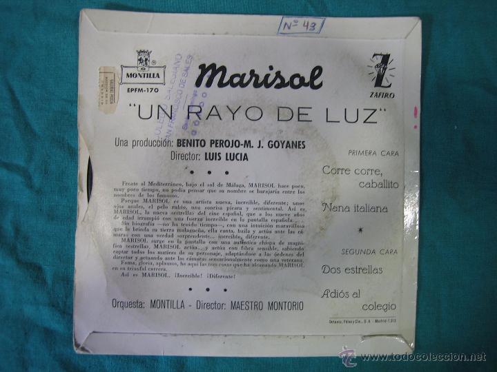 Discos de vinilo: Singles Marisol 1960 - Foto 4