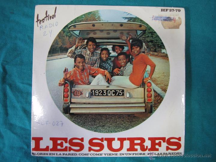 Discos de vinilo: Singles Les Surfs 1966 - Foto 1