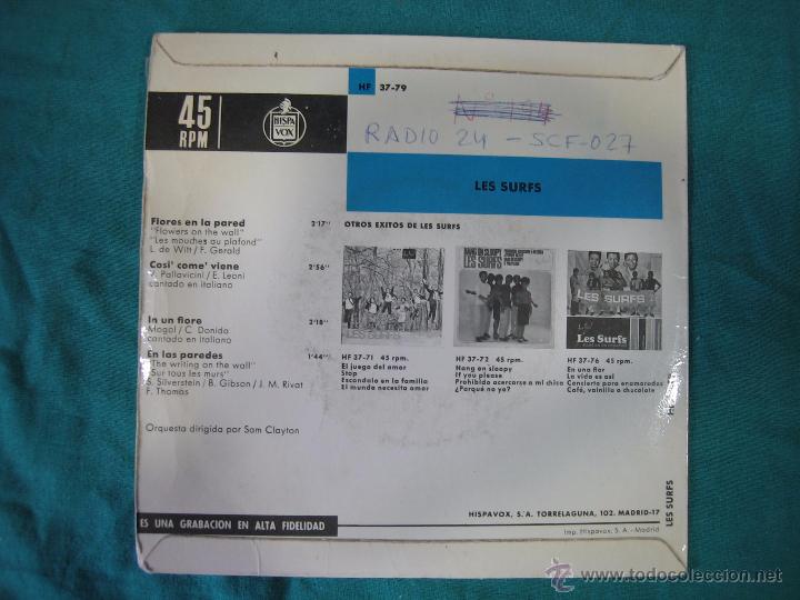 Discos de vinilo: Singles Les Surfs 1966 - Foto 4