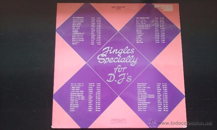 Discos de vinilo: VARIOUS - JINGLES SPECIALLY FOR D.JS - LP - 1984 - Foto 1