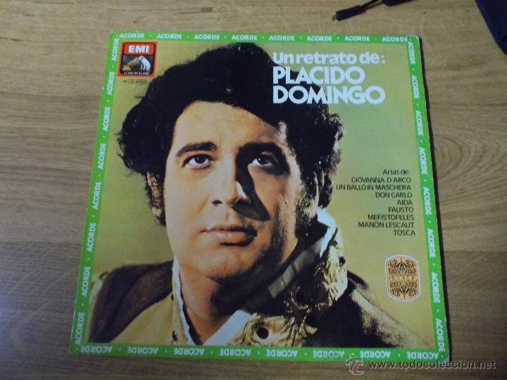 Disques de vinyle: UN RETRATO DE PLACIDO DOMINGO