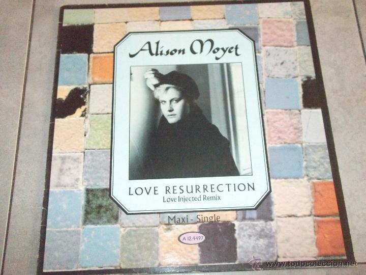 Discos de vinilo: ALISON MOYET - LOVE RESURRECTION - MAXI - Foto 1