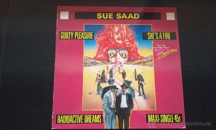 Discos de vinilo: SUE SAAD - GUILTY PLEASURE - 1987 - Foto 1