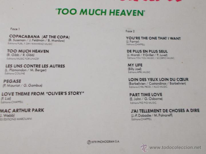 Discos de vinilo: PAUL MAURIAT.  TOO MUCH HEAVEN - Foto 2