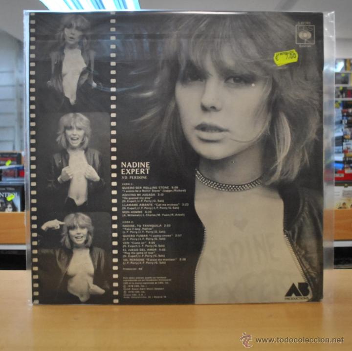 Discos de vinilo: NADINE EXPERT - QUIERO SER ROLLING STONE - LP - Foto 2