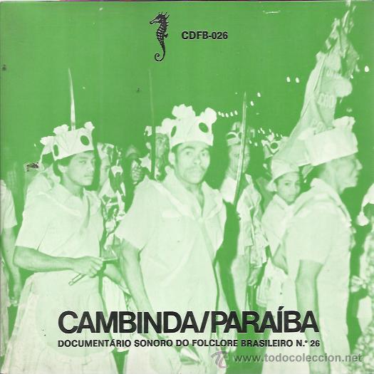 Disques de vinyle: CAMBINDA BRILHANTE DE LUCENA EP MINISTERIO DE FOLKLORE BRASIL