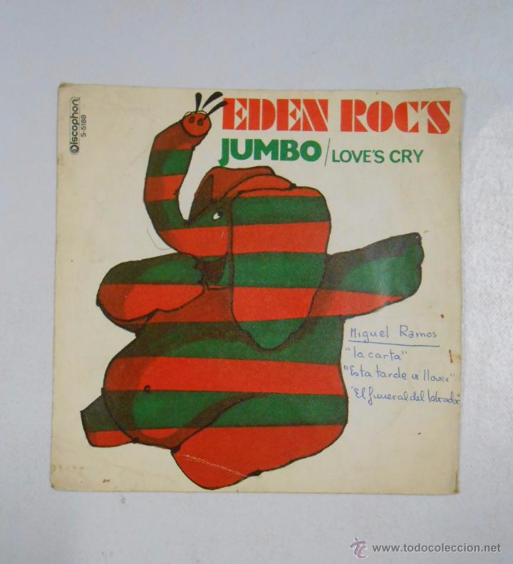 Discos de vinilo: Eden Rocs - Jumbo / Loves Cry. TDKDS3 - Foto 1