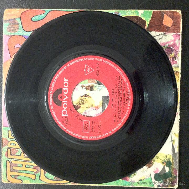 Discos de vinilo: SINGLE THE BEE GEES - WORDS - POLYDOR 1968. - Foto 3