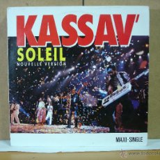 Discos de vinilo: KASSAV - SOLEIL (2 VERSIONES) / ZOU - EPIC EPC 651682 6 - 1988. Lote 50066978