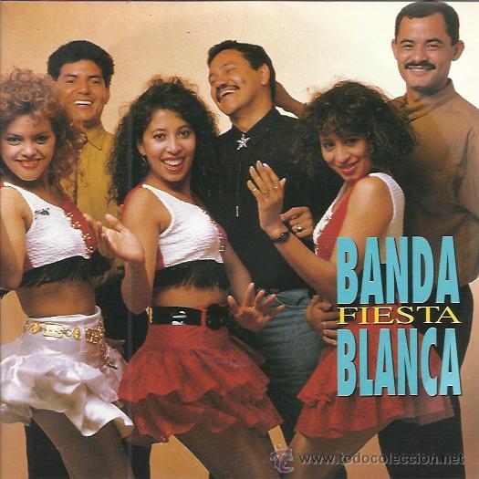 Disques de vinyle: BANDA BLANCA Sg EMI 1991 fiesta (version corta)/ cara b igual SALSA MERENGUE BACHATA
