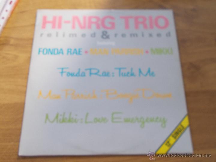 Discos de vinilo: HI-NRG TRIO RELIMED & REMIXED.MAXI. 12 - Foto 3