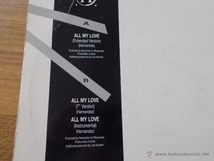 Discos de vinilo: HERNANDEZ. ALL MY LOVE.MAXI 12 - Foto 3