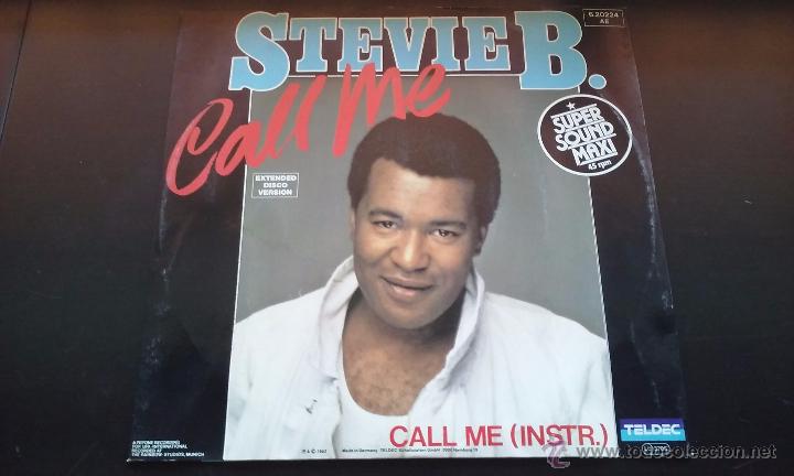 Discos de vinilo: STEVIE B. - CALL ME - 1983 - Foto 1