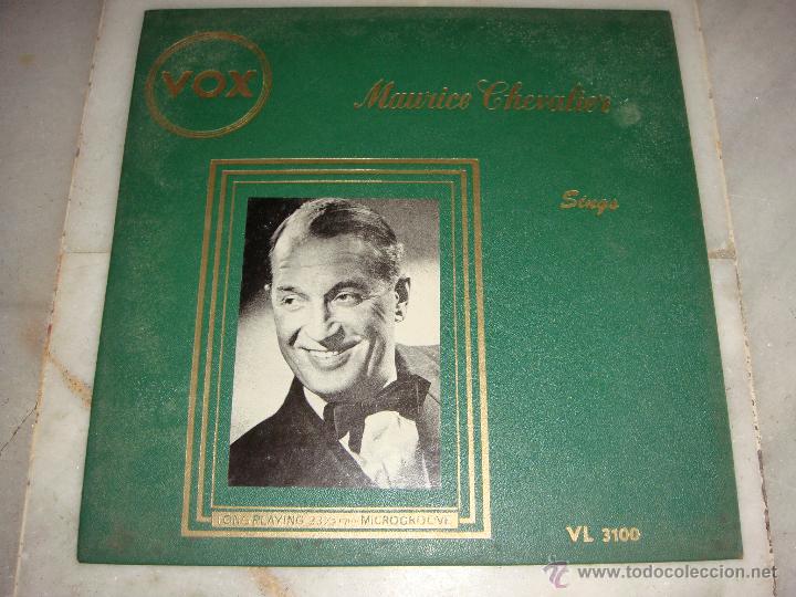 Discos de vinilo: LP. Maurice Chevalier Sings. - Foto 1