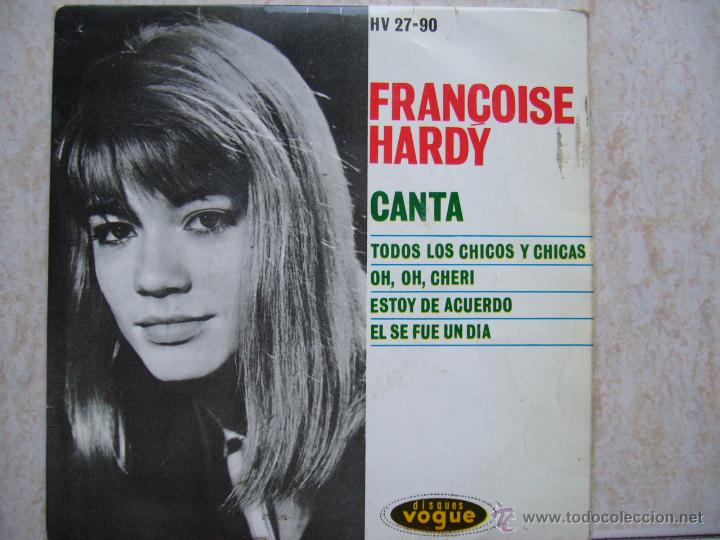 Discos de vinilo: FRANCOISE HARDY - TODOS LOS CHICOS Y CHICAS +3 - Foto 1
