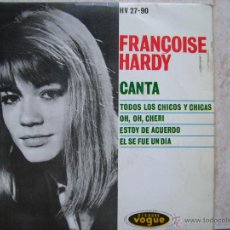 Discos de vinilo: FRANCOISE HARDY - TODOS LOS CHICOS Y CHICAS +3. Lote 50119640