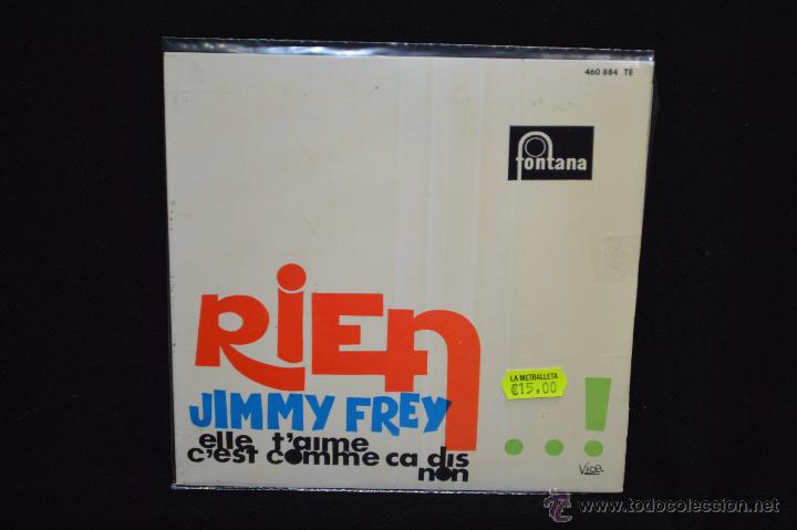 Discos de vinilo: JIMMY FREY - ELLE T&acute;AIME +3 - EP - Foto 1