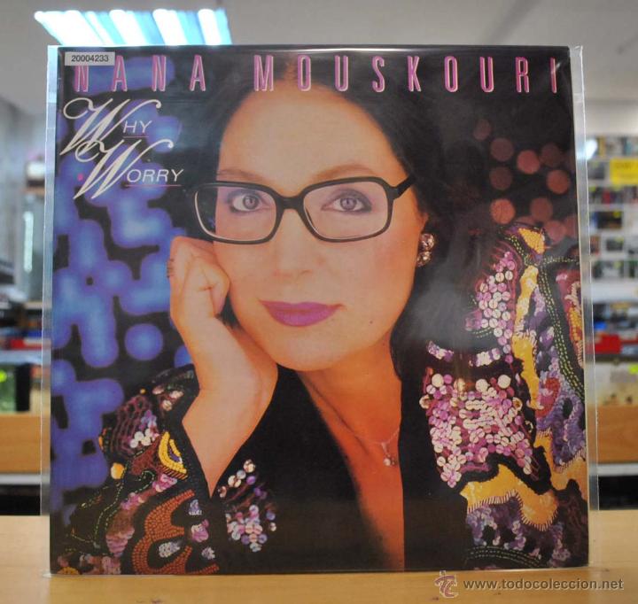 Discos de vinilo: NANA MOUSKOURI - WHY WORRY - LP - Foto 1