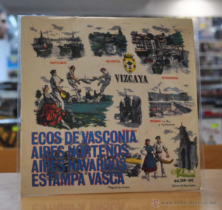 Discos de vinilo: RONDALLA BIDASOA - ECOS DE VASCONIA - + 3 - EP - Foto 1